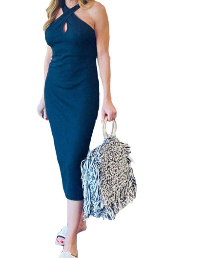 BLACK BREE DRESS