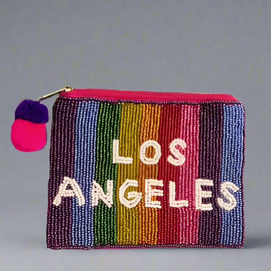BEADED LA POUCH