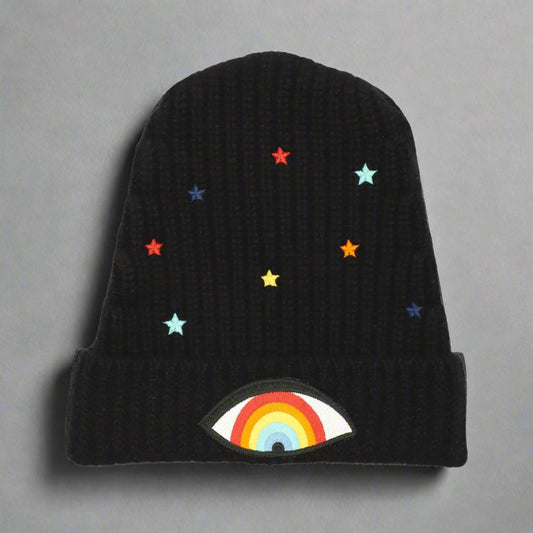 BLIX STARRY RAINBOW EYE BEANIE