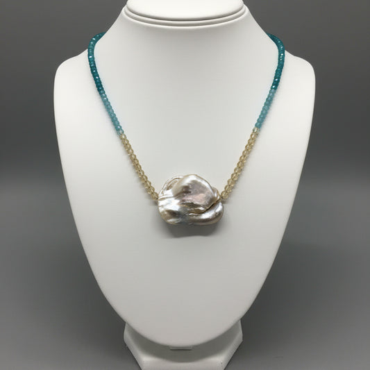 BAROQUE PEARL MULTICOLOR NECKLACE