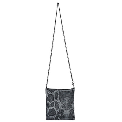 CONVERTIBLE CROSSBODY BAG BLACK PEWTER