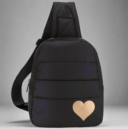 PUFFER CROSSBODY BACKPACK