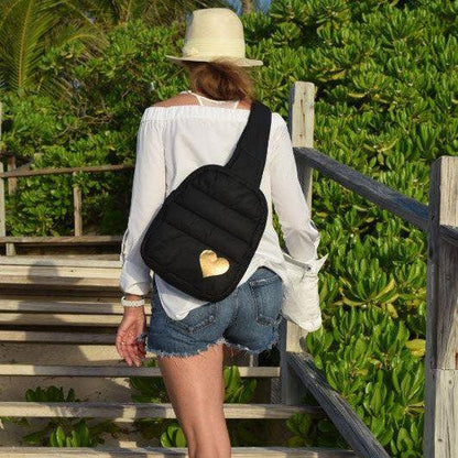 PUFFER CROSSBODY BACKPACK