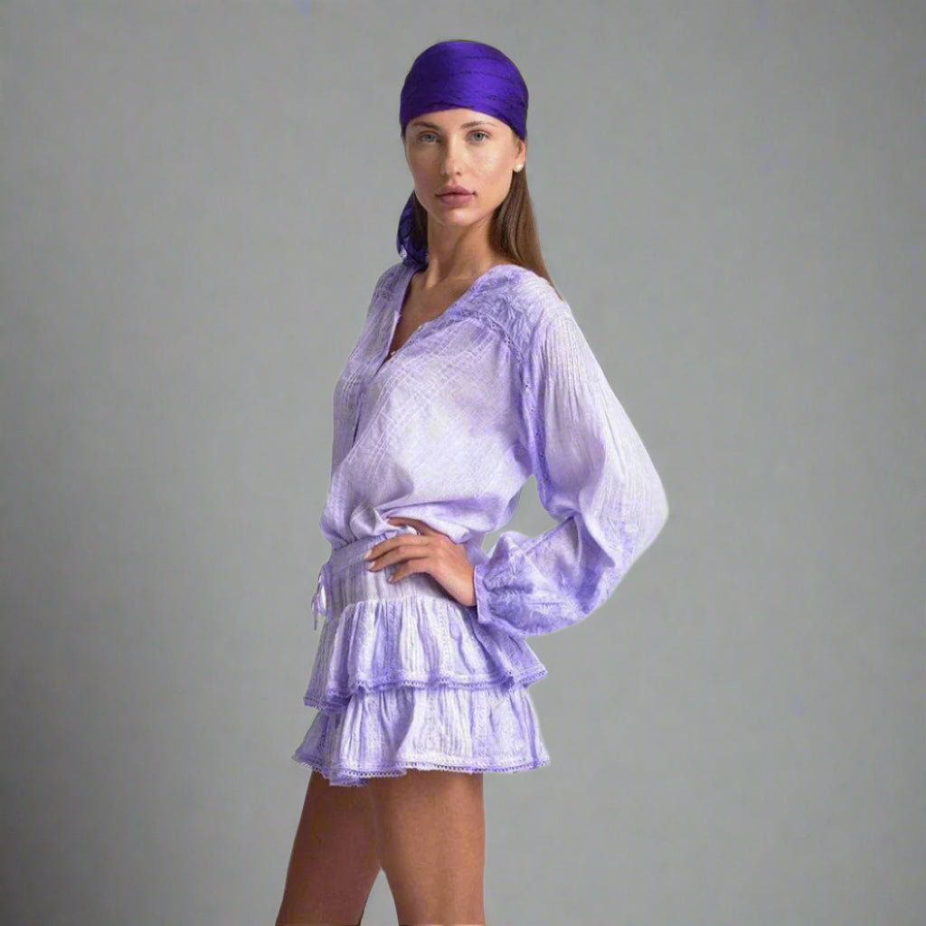 COQUETTE EMBROIDERY SKORT