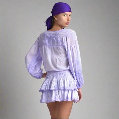 COQUETTE EMBROIDERY SKORT