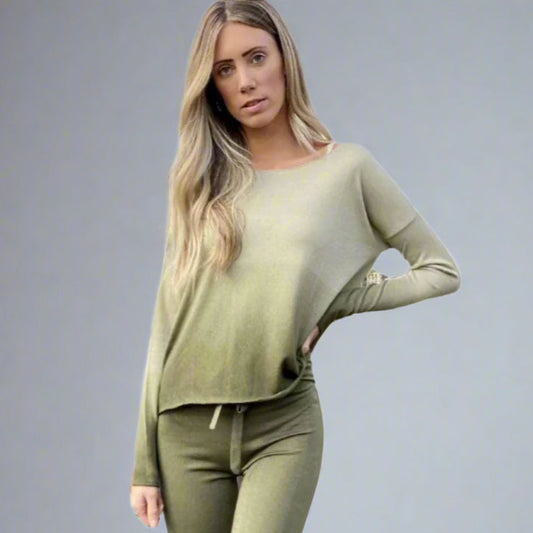 OMBRE DYE CASHMERE TOP