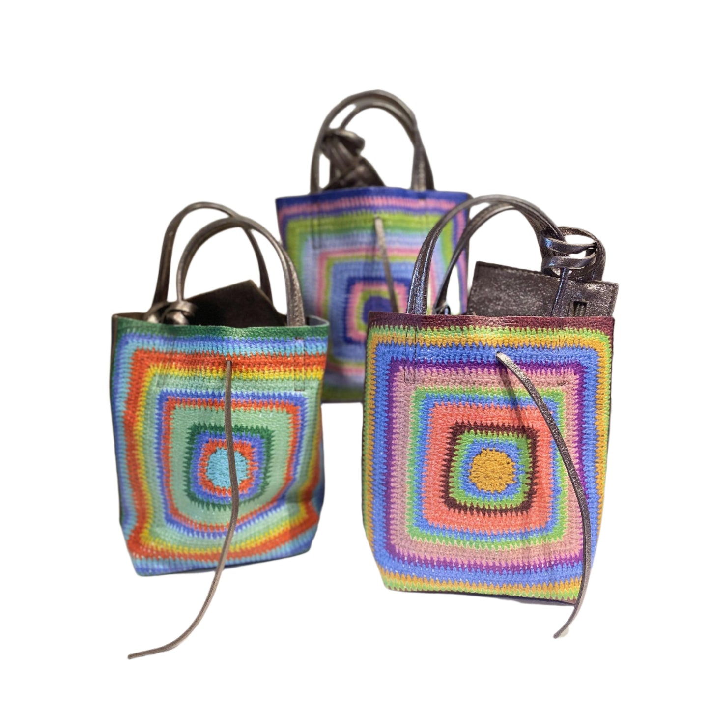 CROCHET PRINT MINI TOTE