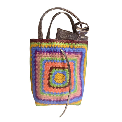 CROCHET PRINT MINI TOTE