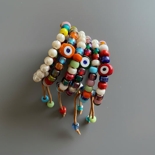 MULTI COLORED BEADS BRACELETS