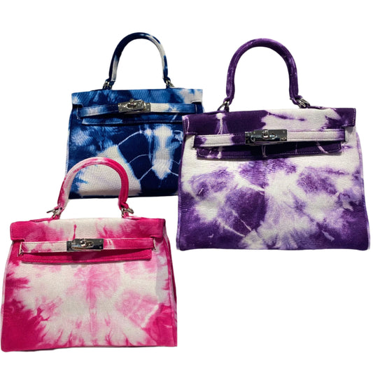 MINI KELLY STYLE TIE DYE HANDBAG