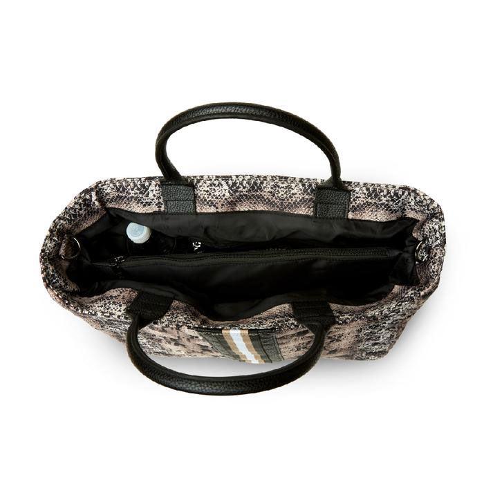 THE PARISIAN PYTHON PRINT TOTE