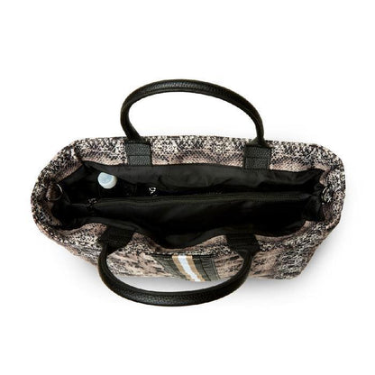 THE PARISIAN PYTHON PRINT TOTE