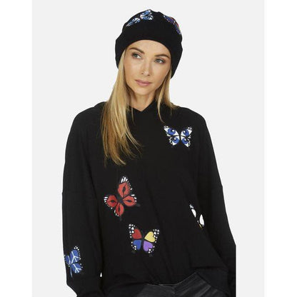 BUTTERFLY PATCHES BEANIE