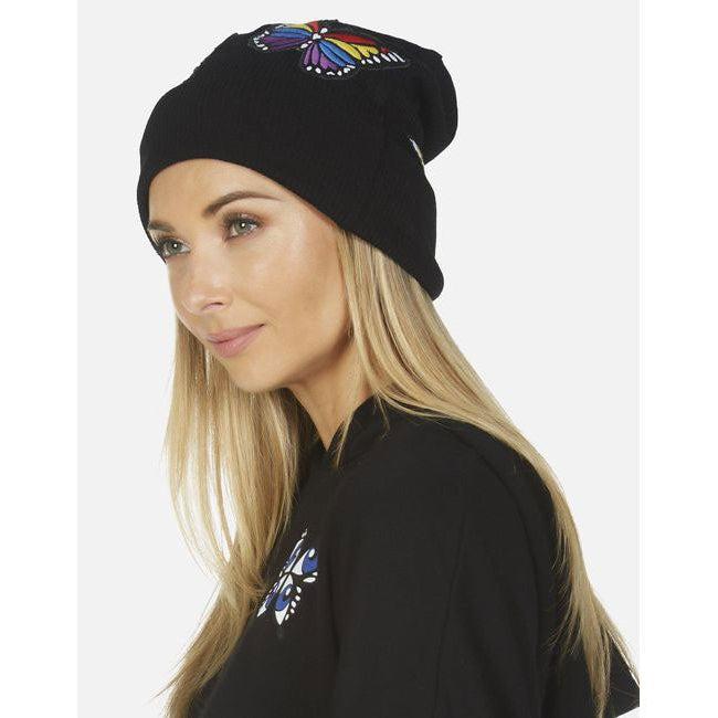 BUTTERFLY PATCHES BEANIE