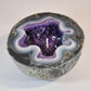 CRYSTAL GEODE AMETHYST QUARTZ CANDLE