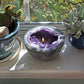 CRYSTAL GEODE AMETHYST QUARTZ CANDLE