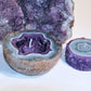 CRYSTAL GEODE AMETHYST QUARTZ CANDLE