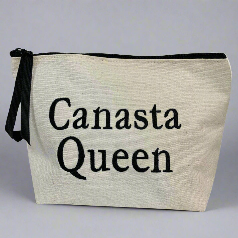 CANASTA QUEEN CANVAS POUCH