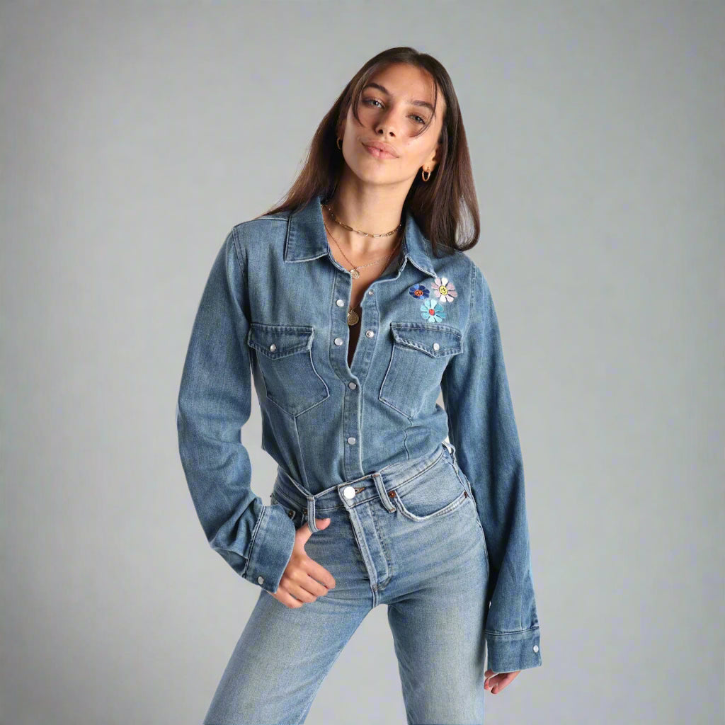 EVIL EYE ELLE DENIM SHIRT