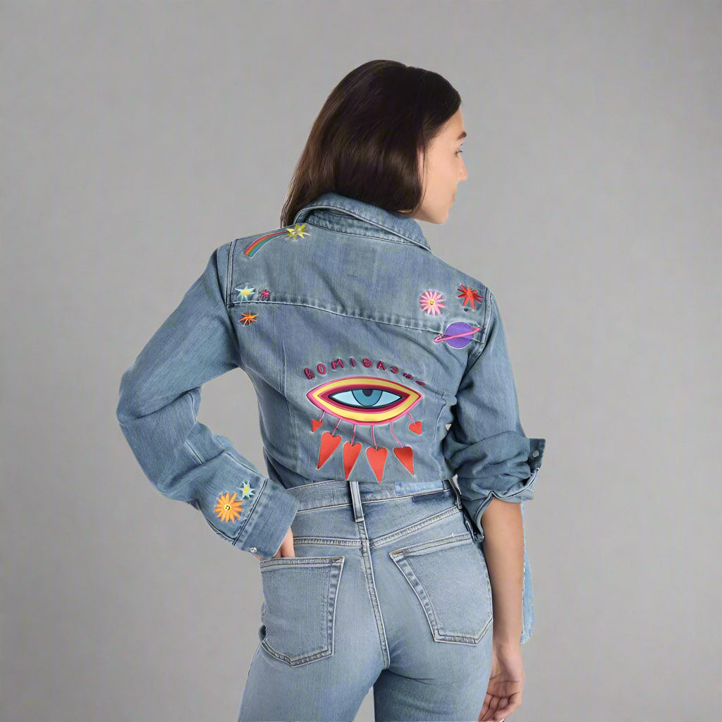EVIL EYE ELLE DENIM SHIRT