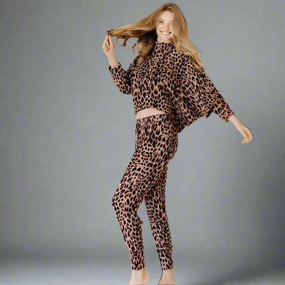 CHEETAH HOODIE LOUNGE SET