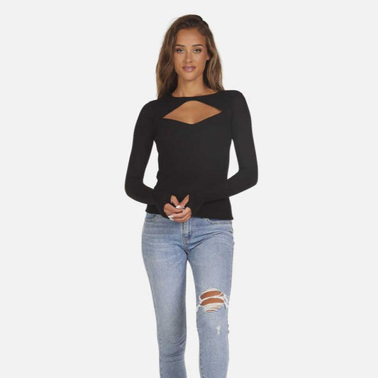 RIVEN L/S CREW NECK TOP