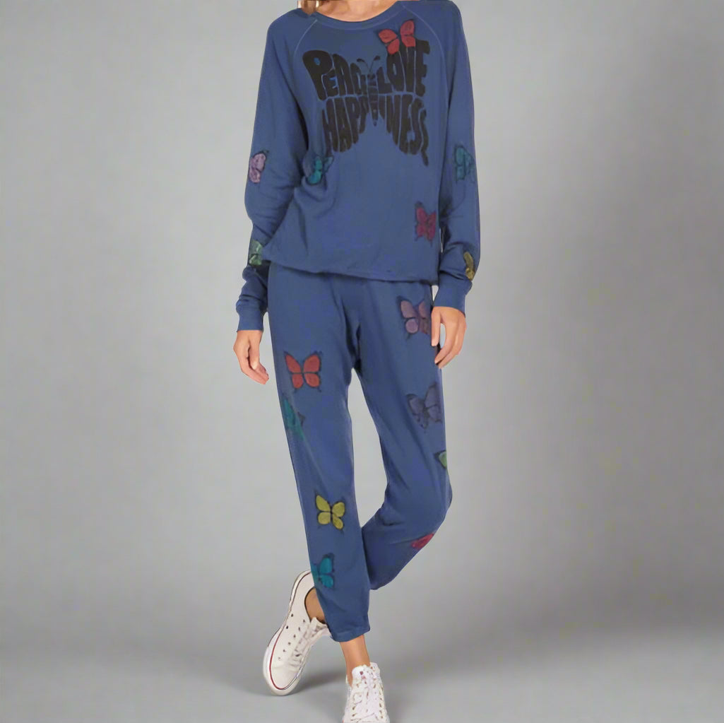 ANELA CRYSTAL BUTTERFLY CREW