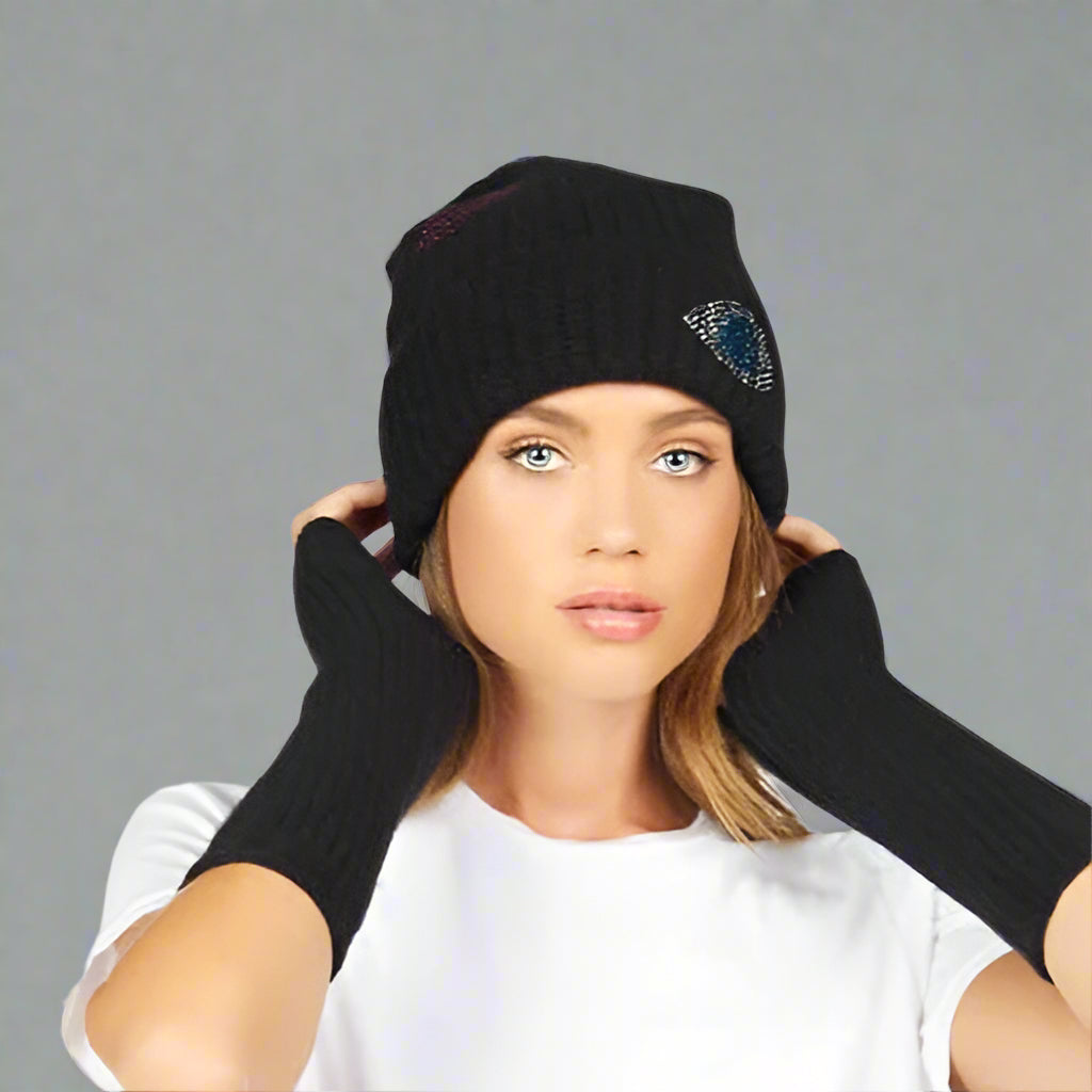 BLIX DIAMOND EYE CASHMERE HAT