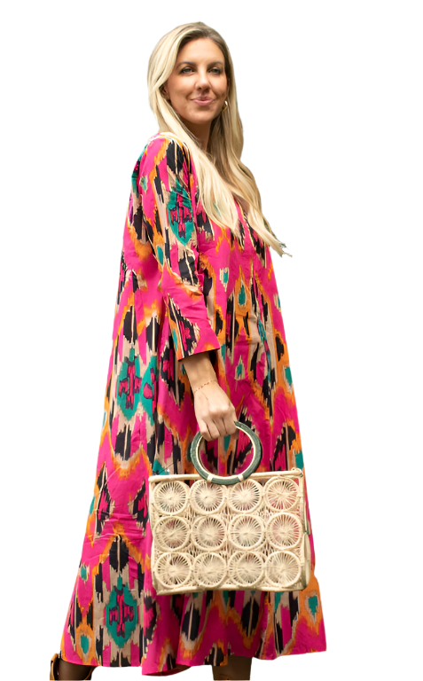 PINK GIGI COTTON DRESS