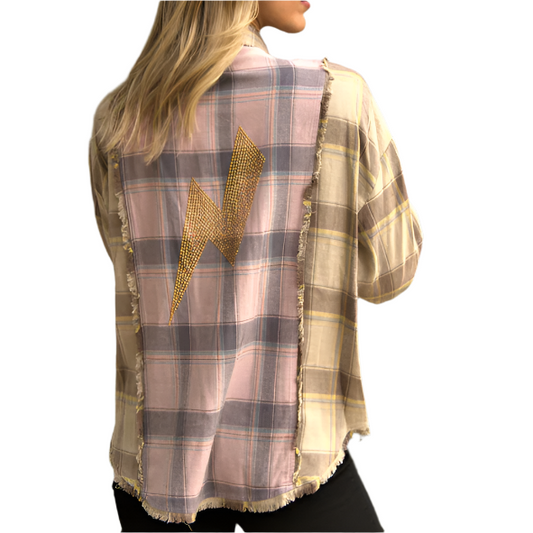 GOLD BOLT FLANNEL SHIRT