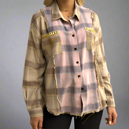 GOLD BOLT FLANNEL SHIRT