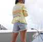 LOVE REPEATER YELLOW DENIM JACKET
