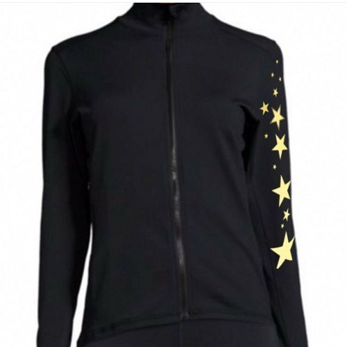 BLK JACKET WITH GOLD STAR-JACKET : M