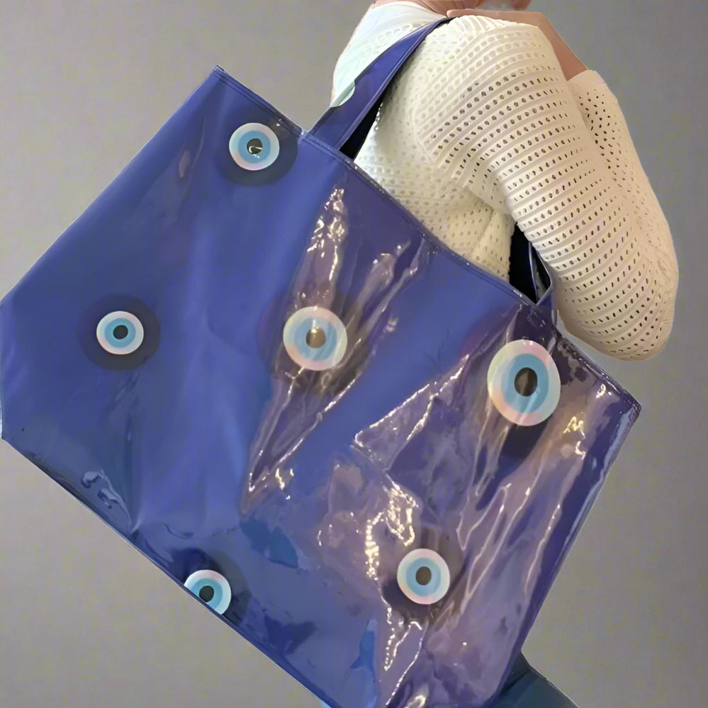 EVIL EYE BEACH TOTE