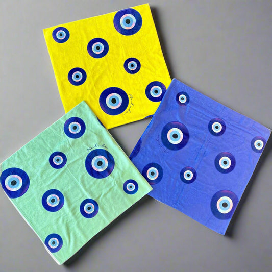 EVIL EYE BEACH TOWEL