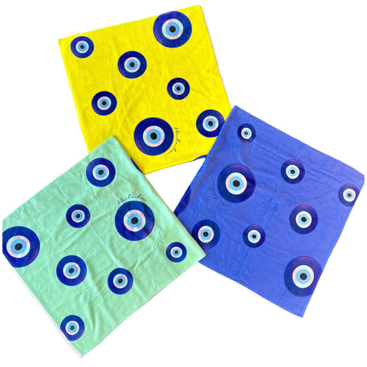 EVIL EYE BEACH TOWEL