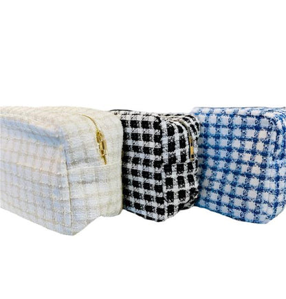LARGE TWEED POUCH