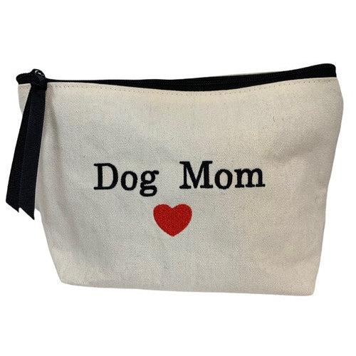 DOG MOM CANVAS POUCH