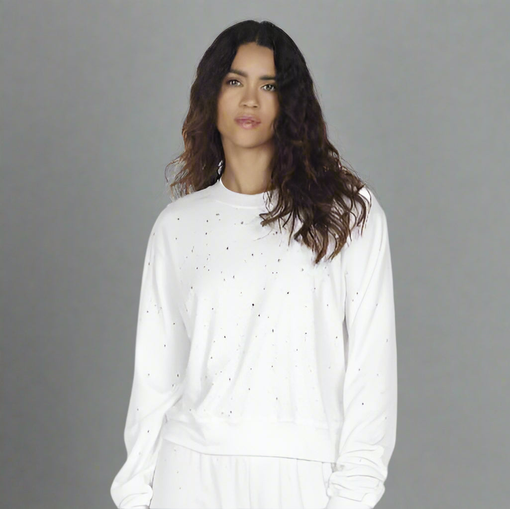 EXON PULLOVER WITH CRYSTALS