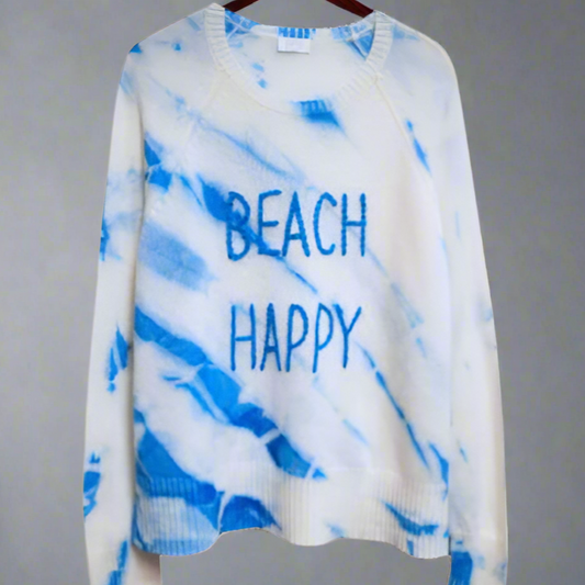 BEACH HAPPY CASHMERE SWEATER