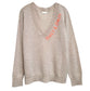 CASHMERE SWEET&SALTY V-NECK SWEATER