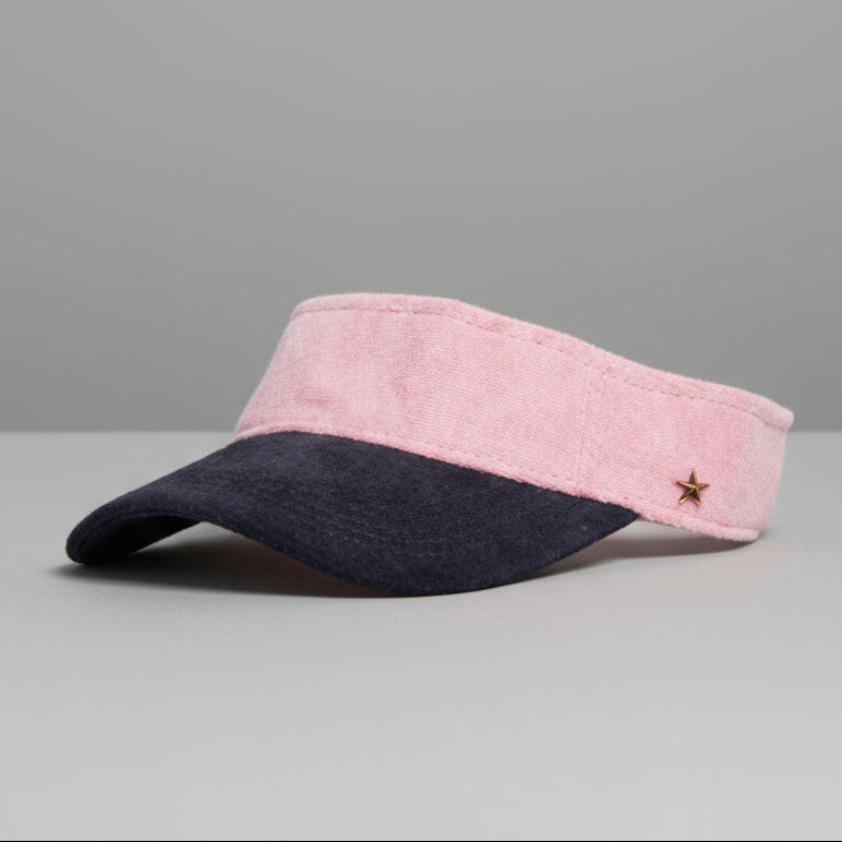 PINK TERRY VISOR