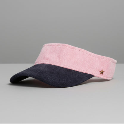 PINK TERRY VISOR