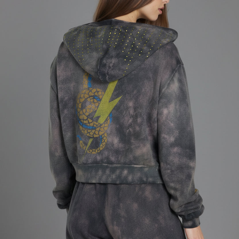 LACHELLE LIGHTNING SNAKE HOODIE