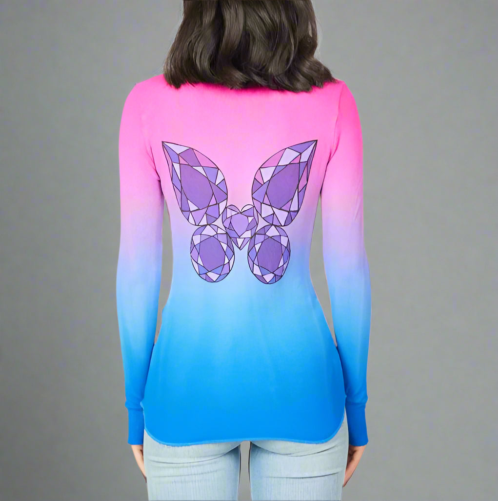 MCKINLEY DIAMOND BUTTERFLY TOP