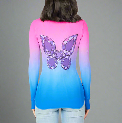MCKINLEY DIAMOND BUTTERFLY TOP