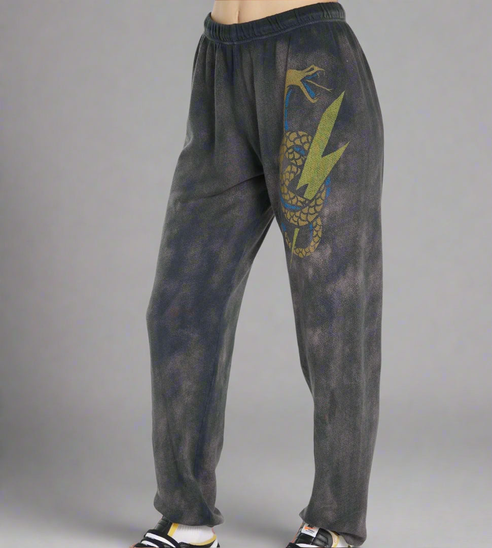 TANZY LIGHTNING SNAKE SWEATPANT