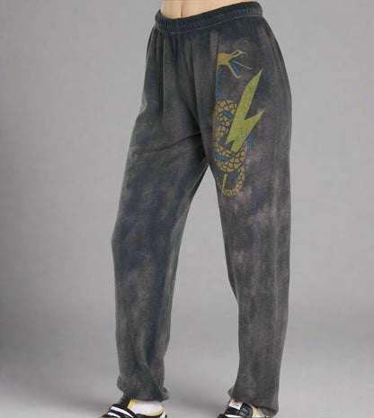 TANZY LIGHTNING SNAKE SWEATPANT