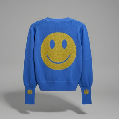 SMILEY BLUE CARDIGAN