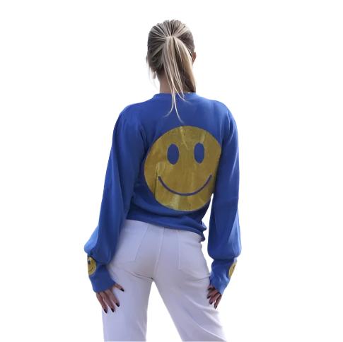 SMILEY BLUE CARDIGAN